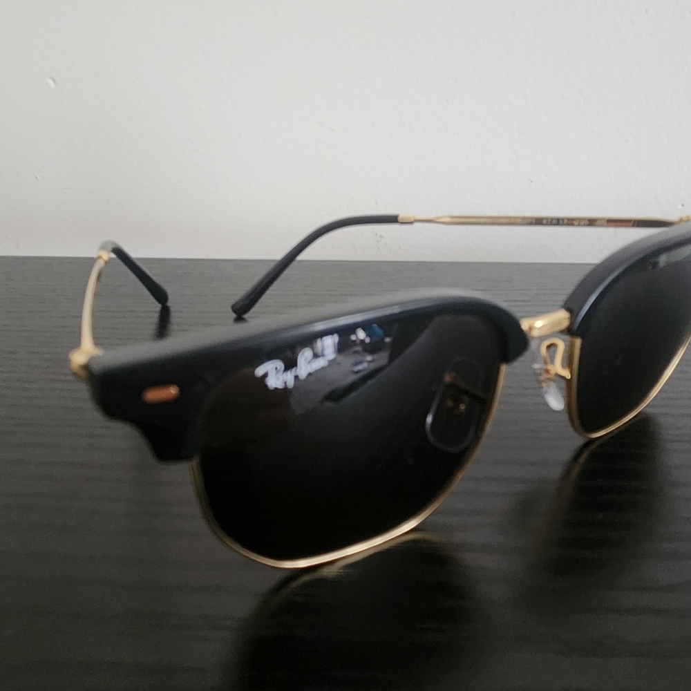 Ray-Ban Black and Gold Sunglasses For Kids . NO CASE